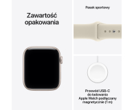 Apple Watch SE 3 40/Księżycowa Poświata Alu/Piaskowy Pasek M/L 5G - 1595833 - zdjęcie 7